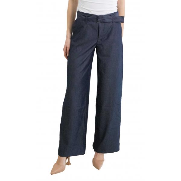 Pantalone morbido in denim con cinta Only 